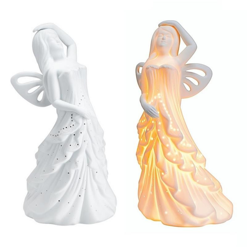 Lampa dekoracyjna porcelanowa 28cm Freya GF037